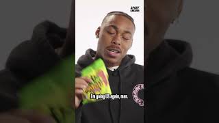 Justin Jefferson Hits The Griddy Over Sour Patch Kids nfl widereceiver [upl. by Olzsal]