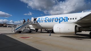 An airline to watch Air Europa  Brand new B737 800  London to Madrid [upl. by Pollyanna33]