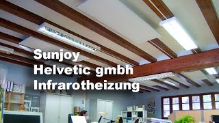 Infrarotheizung  Sunjoy  Helvetic gmbh [upl. by Patrica585]