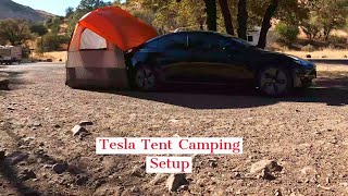 Tesla Camp Setup  Tesla Tent Camping in Davis Mountain State Park [upl. by Yahiya]