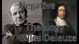 Gilles Deleuze  Negative theology Univocity of Being [upl. by Gabrielli]