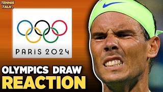 Djokovic vs Nadal R2  Swiatek Ostapenko Collide  Olympics 2024 Draw Reaction [upl. by Agan]