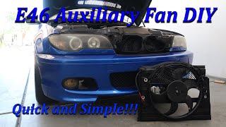 2004 BMW E46 Aux Fan DIY [upl. by Zerat]