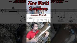 New World Symphony Mvt 4 Pt 3  Antonin Dvorak orchestra tuba brass [upl. by Einram45]