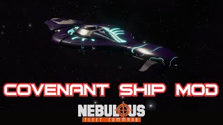 Covenant Ship Update Mod Trailer  Legends of Reach  Halo Ship Game  A Nebulous Fleet Command Mod [upl. by Ellette]