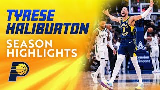 Tyrese Haliburton 202324 Season Highlights  Indiana Pacers [upl. by Nrubua]