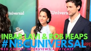 Inbar Lavi amp Rob Heaps Imposters interviewed at NBCUniversal’s Winter 2017 Press TCA Tour [upl. by Annaira]