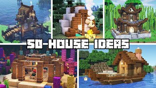 50 Minecraft House Ideas for your Survival World [upl. by Aneekat251]