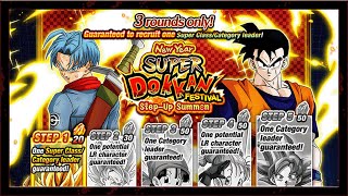 THESE SUMMONS ARE RIDICULOUS EVERYONE SUMMON NEW YEARS STEP UP BANNER DBZ Dokkan Battle [upl. by Raveaux]