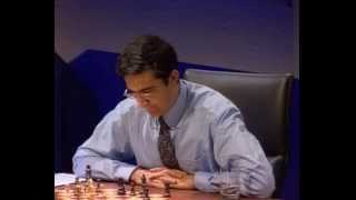 Kasparov Kramnik Match 31 World Chess Championship 2000 live [upl. by Teerell]