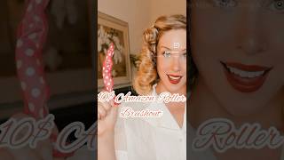 1940s curls styles with pillow rollers vintagehair 1940shair [upl. by Nodlew]