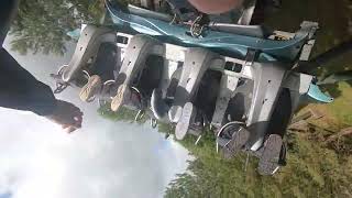 Galactica Alton Towers UK  Back Row OnRide POV HD [upl. by Cherye]