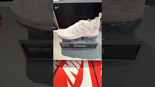 NIKE AIR VAPORMAX PLUS WhiteWhitePure Platinum BlancPlatinum PurBlanc [upl. by Aneahs]