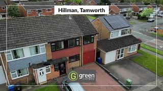 Hillman Tamworth B772RG Property for sale Estate Agent Virtual Tour available Drone [upl. by Gernhard762]