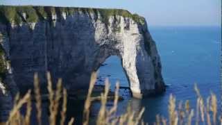 Falaises Etretat Haute Normandie France [upl. by Wampler]