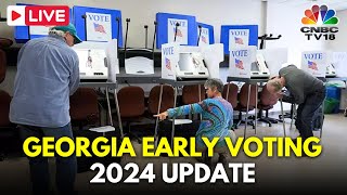 US Elections LIVE Secretary of State Provides Update on Georgia’s Record Early Voting Numbers N18G [upl. by Aznola]