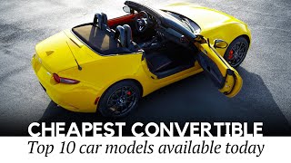 Cheapest New Convertible Cars and SUVs 2022 Edition with Pricing [upl. by Siulesoj]