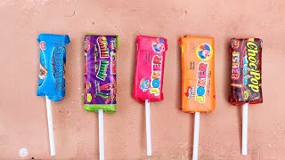 Lollipops Unpacking ASMR 🍭Chupa ChupsBig Babol Alpenliebe Lollipop Watermelon Lollipop [upl. by Bergin]