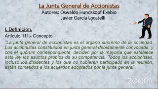 Cuarta Sesión  Junta General de Accionistas [upl. by Acissey]