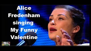 Alice Fredenham singing My Funny Valentine  Britains Got Talent 2013 [upl. by West31]