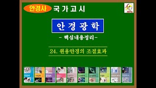 안경광학 24 원용안경의 조절효과핵심내용 [upl. by Tenneb]