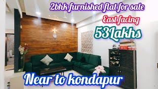 sk2982bhk flat for sale in Hyderabad hafeezpet flatforsale 2bhkflatforsale primelication [upl. by Aynas]