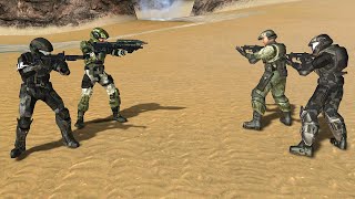 Halo 3 Marines and ODSTs VS Halo 2 Marines and ODSTs [upl. by Adao378]