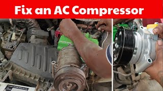 How to Diagnose and Replace an AC Compressor [upl. by Oler341]