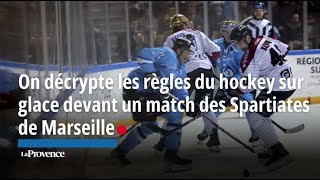 On décrypte les règles du hockey sur glace devant un match des Spartiates de Marseille [upl. by Joshi706]