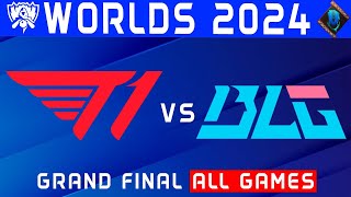 THE WORLDS FINALS  T1 VS BLG  WORLDS 2024  CAEDREL [upl. by Aihseya]