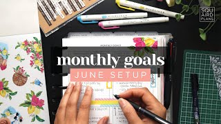 GOAL SETTING 2024  June Monthly Goals Setup for Productivity and Success [upl. by Niwrud]