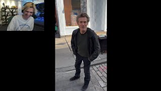 xQc reacts to Willem Dafoe NYC Fit Check [upl. by Yelac]