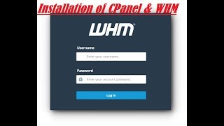 Install cPanelWHM on CentOS 7  How to [upl. by Atined]