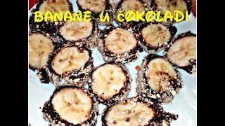 Banane u cokoladi  Recepti Milica Mihailovic [upl. by Lalita200]