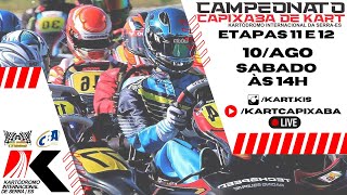 CAMPEONATO CAPIXABA DE KART ETAPAS 11 e 12 TARDE [upl. by Kendall]