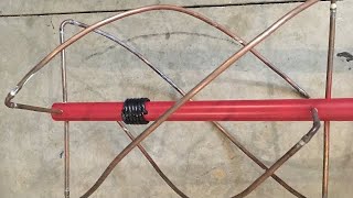 Homemade QFH Antenna Made From Copper Tubing Used For NOAA Weather Satellite Images [upl. by Innor]