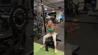 Seated good morning fitness functionalfitness bodybuilding [upl. by Rickart624]