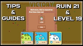 AXIE INFINITY RUIN 21  LEVEL 19 AXIES  AAP  GUIDE AND TRICKS [upl. by Rossie]