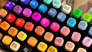 Review For Set of 60 Alcohol ink DecoTime Markers From BampM [upl. by Sucirdor]