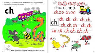 Jolly Phonics  Workbook 6  Page 7  Letters ch  2020 Edition [upl. by Eugnimod]