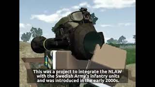 Saab Bofors Dynamic NLAW Demonstration and Usage Video MTC4 [upl. by Siri]