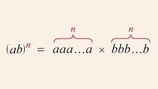 PreAlgebra 28  Raising Products and Quotients to Powers [upl. by Rew565]