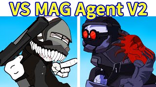 Friday Night Funkin VS MAG Agent V20 FULL WEEK  Cutscenes FNF ModHARD  Madness Combat Mod [upl. by Ainecey]