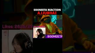 Sooneeta Live Reaction On Ajjubhai Face Reveal  😍😍 sooneeta ajjubhaifacereveal [upl. by Klayman]