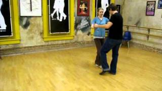 lindy hop grapevine swing out to reverse swing out [upl. by Etnovert]