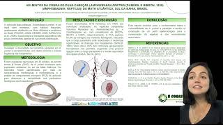 HELMINTOS DA COBRADEDUASCABEÇAS AMPHISBAENA PRETREI DA MATA ATLÂNTICA SUL DA BAHIA BRASIL [upl. by Elianore]