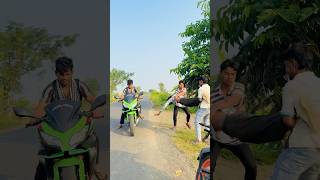 New bike Math Liya karo 😭🤣shorts ninja ytshorts explore youtube [upl. by Coltin]