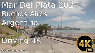 Mar Del Plata 2024 Driving 4k [upl. by Santiago907]