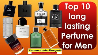 Top 10 long lasting Perfume for Men [upl. by Willmert]