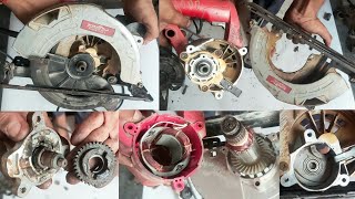 King Kp340 7 inch 1400W Circular Saw Machine Repair Bearing change 60016086002698 [upl. by Yenoh]